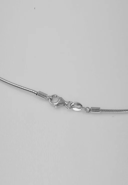 Collier Omega Glied Weissgold 750, 1.4mm, 50cm