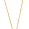 Collier Panzer Gelbgold 750, 2.6mm, 45cm