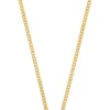Collier Panzer Gelbgold 750, 2.3mm, 55cm