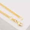 Collier Panzer Gelbgold 750, 2.7mm, 55cm