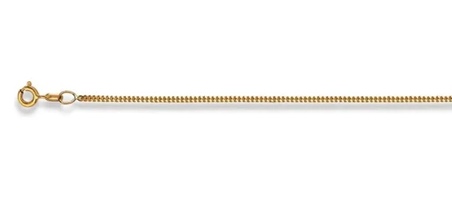 Collier Panzer Gelbgold 375, 1.6mm, 45cm