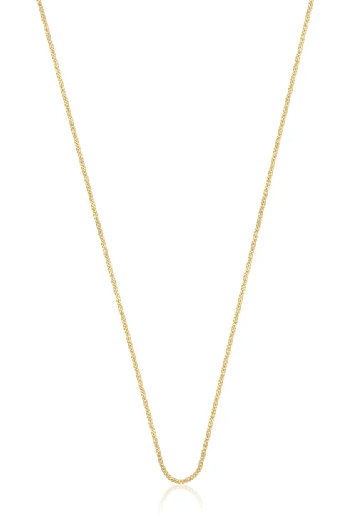Collier Panzer Gelbgold 750, 1mm, 42cm