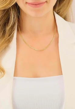 Collier Panzer Gelbgold 750, 2.4mm, 50cm
