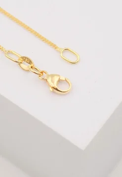 Collier Panzer Gelbgold 750, 1mm, 42cm