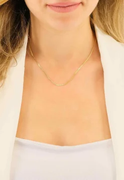 Collier Panzer Gelbgold 750, 1.8mm, 45cm