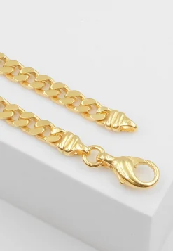 Collier Panzer Gelbgold 750, 4.2mm, 50cm