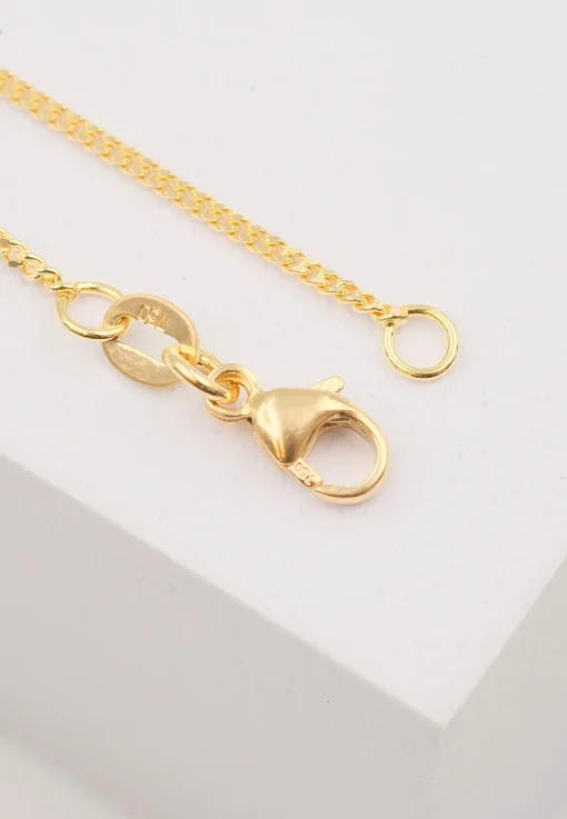 Collier Panzer Gelbgold 750, 1.4mm, 55cm