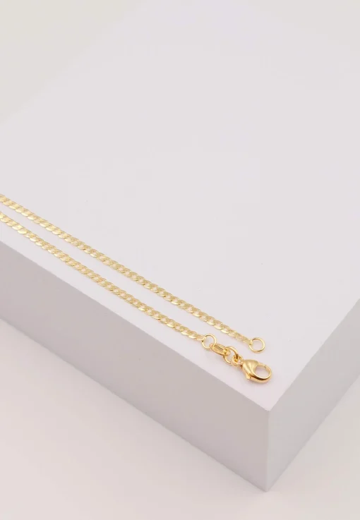 Collier Panzer Gelbgold 750, 1.9mm, 42cm