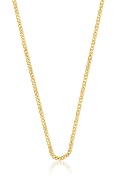 Collier Panzer Gelbgold 750, 2.1mm, 45cm