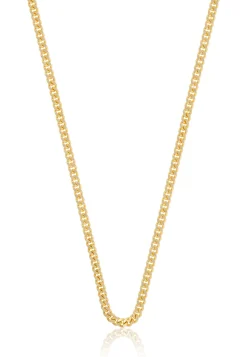 Collier Panzer Gelbgold 750, 2.4mm, 50cm