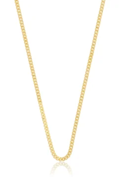 Collier Panzer Gelbgold 750, 2.1mm, 55cm