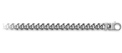 Collier Panzer Silber 925, 7mm, 42cm