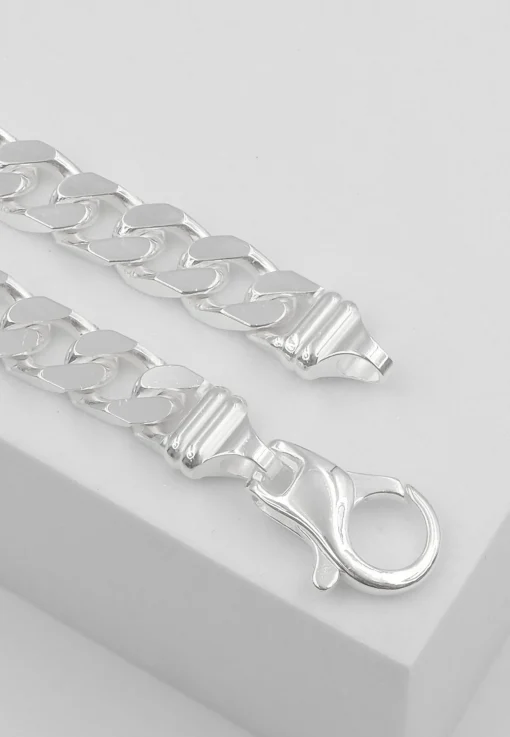 Collier Panzer Silber 925, 7mm, 60cm
