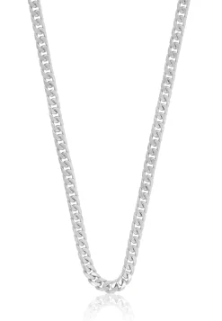 Collier Panzer Weissgold 375, 4mm, 50cm