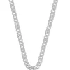 Collier Panzer Weissgold 750, 4mm, 50cm