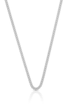 Collier Panzer Weissgold 750, 2.4mm, 50cm