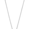 Collier Panzer Weissgold 750, 1.6mm, 55cm