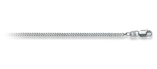Collier Panzer Weissgold 750, 2.3mm, 55cm