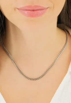 Collier Panzer Weissgold 750, 4mm, 50cm