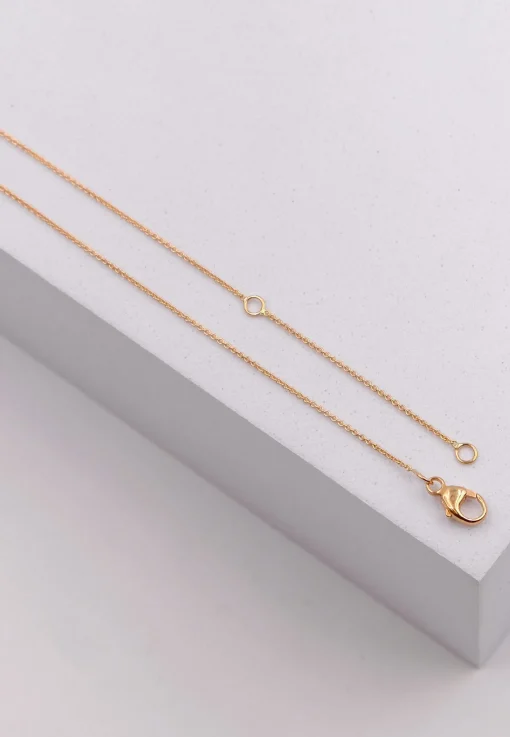 Collier Roségold 750 Akoya Perle 5.5-6mm Brillant 0.06ct.