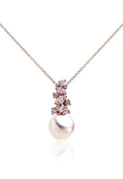 Collier Roségold 750/18K Akoya Perle 8.5-9mm