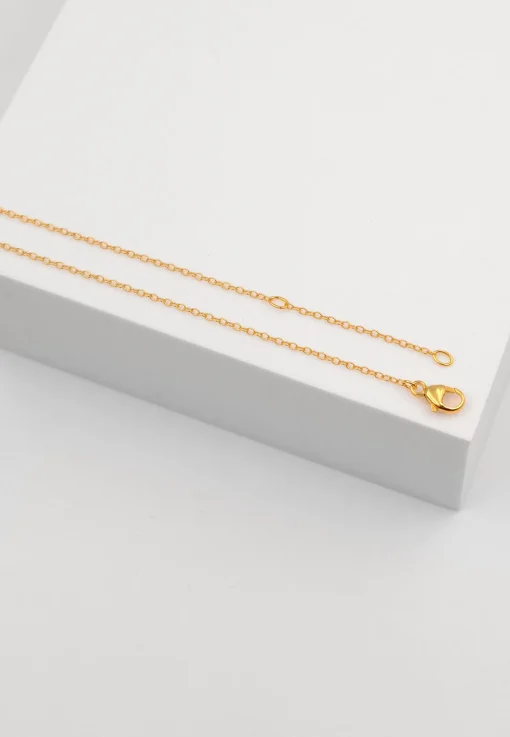 Collier Rotgold 750 Akoya Perle Diamant 0.08ct.