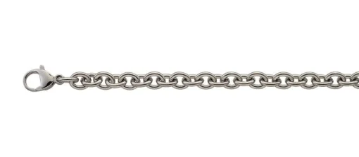 Collier Rundanker Edelstahl, 7mm, 50cm