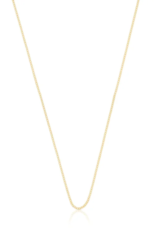 Collier Rundanker Gelbgold 375, 1.3mm, 38cm