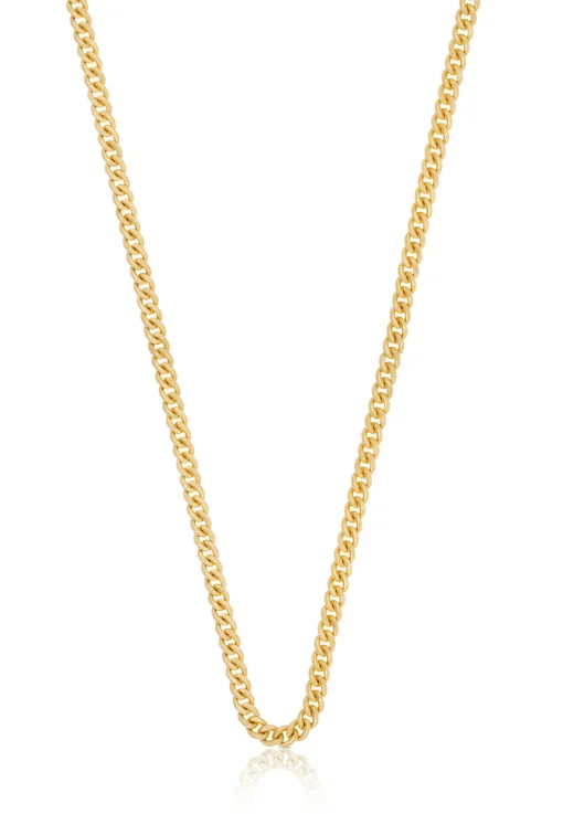 Collier Rundanker Gelbgold 750, 1.1mm, 55cm
