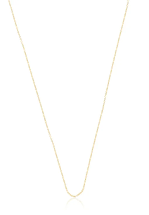 Collier Rundanker Gelbgold 750, 0.9mm, 42cm