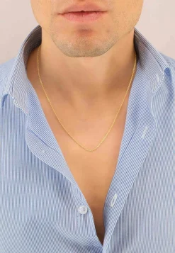 Collier Rundanker Gelbgold 750, 1.5mm, 38cm