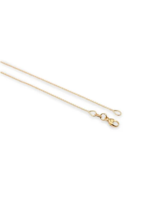 Collier Rundanker Gelbgold 750, 0.9mm, 42cm