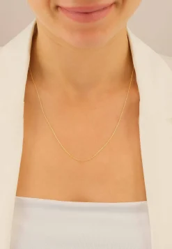 Collier Rundanker Gelbgold 750, 0.9mm, 42cm