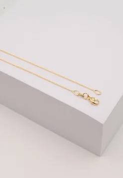 Collier Rundanker Gelbgold 750, 0.9mm, 42cm