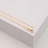 Collier Rundanker Rotgold 750, 1.3mm, 45cm