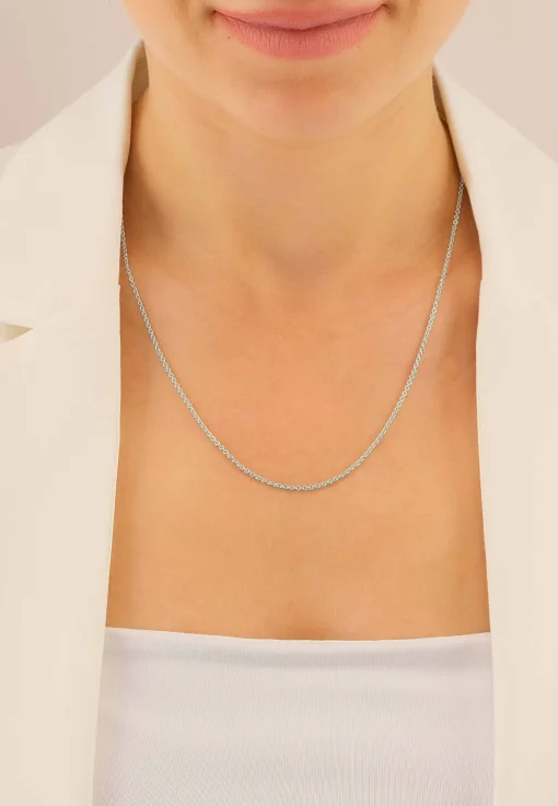 Collier Rundanker Weissgold 750, 1.7mm, 38cm