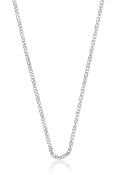 Collier Rundpanzer Weissgold 750, 2.1mm, 42cm