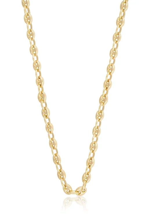 Collier Schiffsanker Collier Gelbgold 750, 4.5mm, 45cm