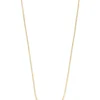 Collier Schlange Gelbgold 750, 1mm, 42cm