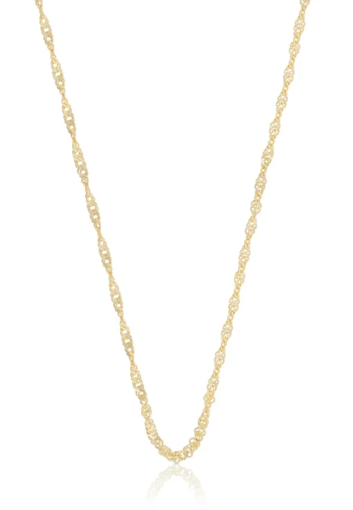 Collier Singapur Gelbgold 750, 1.9mm, 42cm
