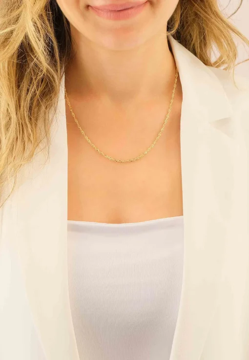 Collier Singapur Gelbgold 750, 1.9mm, 42cm