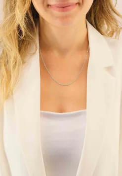 Collier Singapur Weissgold 750, 1.6mm, 42cm