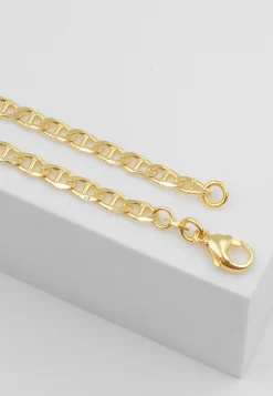 Collier Stäblipanzer Gelbgold 750, 4mm, 45cm