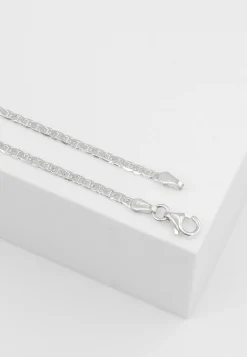 Collier Stäblipanzer Weissgold 750, 2.4mm, 42cm