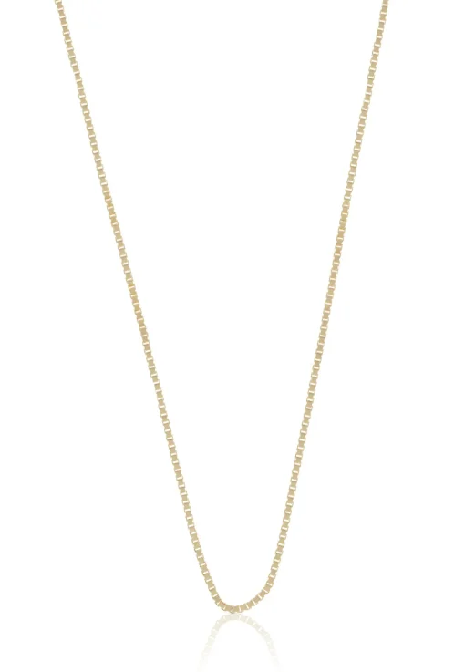 Collier Venezianer Gelbgold 750, 0.9mm, 40cm