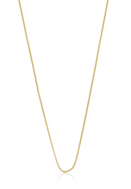 Collier Venezianer Gelbgold 750, 0.6mm, 40cm