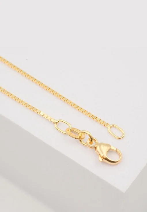 Collier Venezianer Gelbgold 750, 0.9mm, 40cm