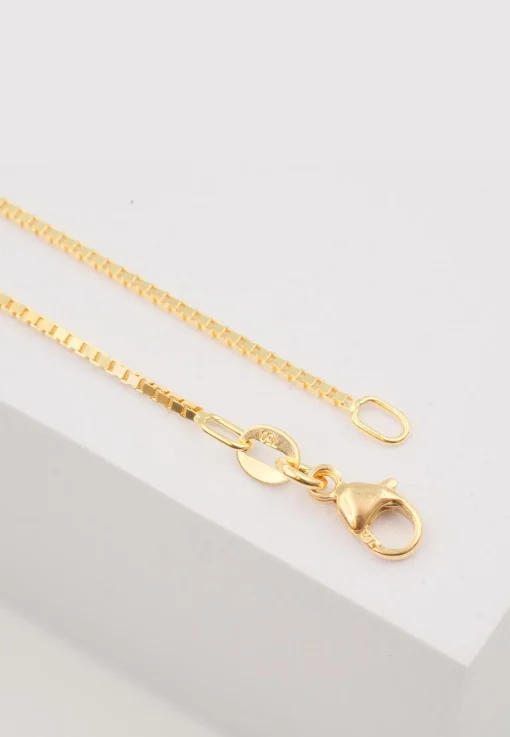 Collier Venezianer Gelbgold 375, 1.1mm, 50cm