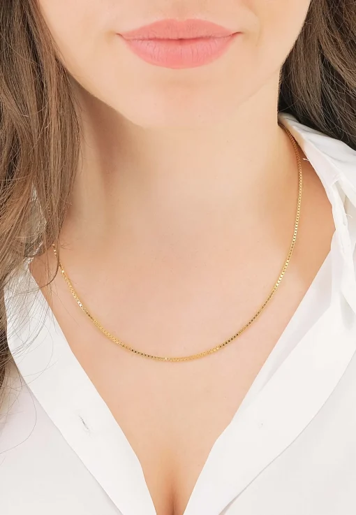 Collier Venezianer Gelbgold 585, 1.4mm, 55cm