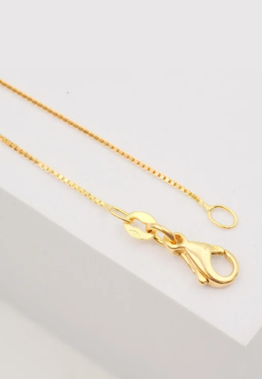 Collier Venezianer Gelbgold 750, 0.6mm, 40cm